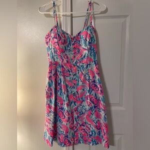 Lilly Pulitzer Pink and Blue Sundress